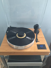 Project Xtension 10 Evolution Luxury Turntable (Olive Color)