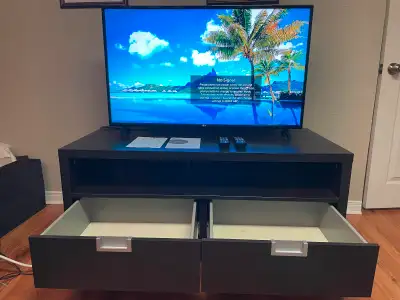 43" LG Smart UHD 4K TV and TV Stand, View more