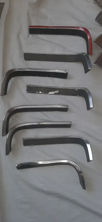 1970 Cougar Fender Extension Trim Moulding Eyebrows. Hard to find really nice ones that don't have s...