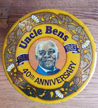 UNCLE BENS 40th ANNIVERSARY TIN