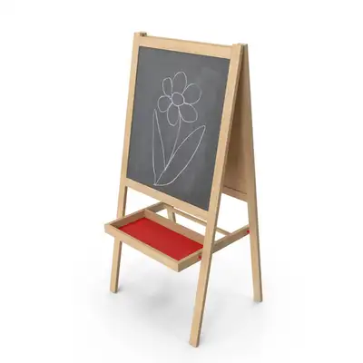 IKEA white and chalk board for toddler, View more