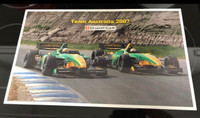 Will Power & Simon Pagenaud SIGNED Team Australia 2007 racing.