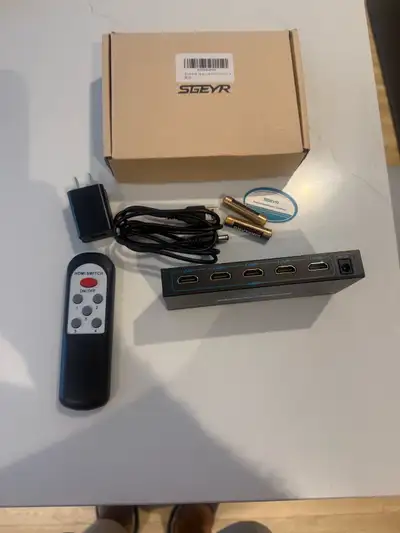 Commutateur HDMI 5 en 1 neuf, View more