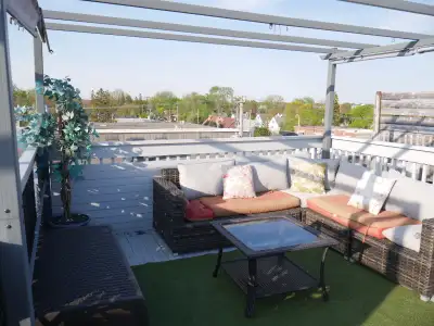 Appartement 4 1/2 avec terrasse sur le toit!