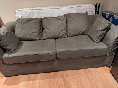 Sofa/couch, three seater, pullout bed
