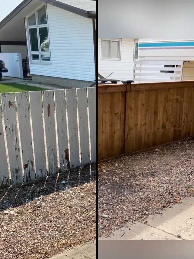 Repair, Repaint, or Build Nice Wood Fences... in Decks & Fences in Medicine Hat - Image 3