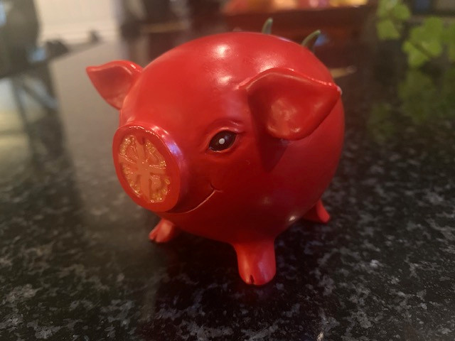 Enesco 2011 Home Grown Collection Tomato Pig Figurine RARE in Arts & Collectibles in City of Halifax