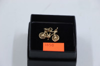 10KT Yelow Gold Bicycle Pendant (#1850)