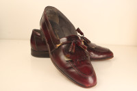 Bally of Switzerland  Continental Shoes Tassel Loafers Sz 9 1/2