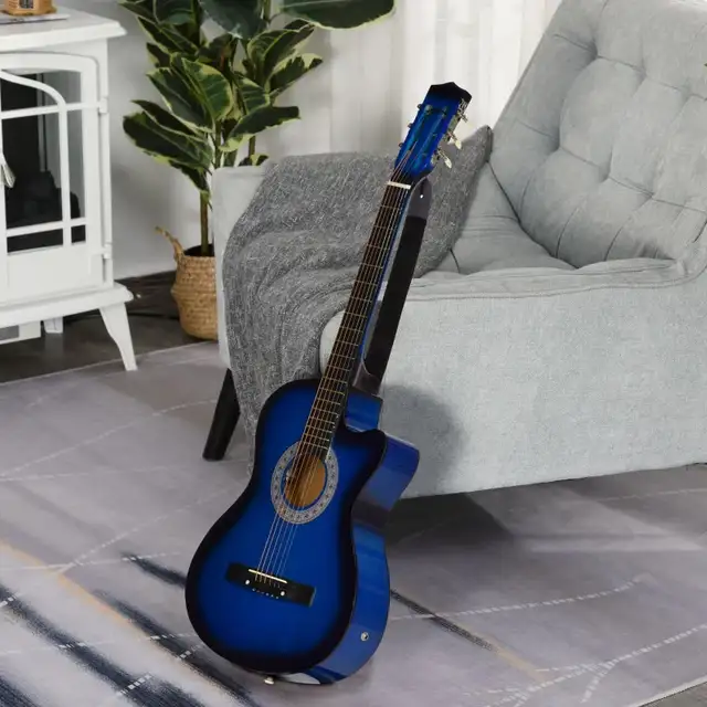 Premium gloss 38" Full Size Classical Acoustic Electric Guitar  in Guitars in Markham / York Region - Image 8