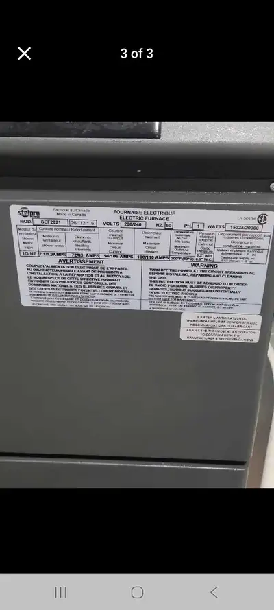 Stelpro Electric Furnace, View more