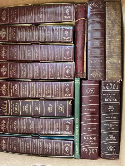 Leather bound Readers Digests, View more