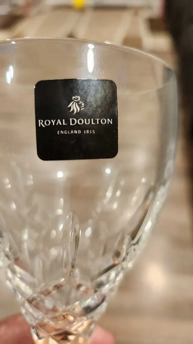 Royal Doulton wine glasses $250 in Kitchen & Dining Wares in Hamilton - Image 5