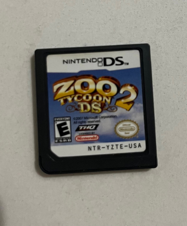 Zoo tycoon 2. Nintendo Ds dans Nintendo DS  à Ville de Montréal