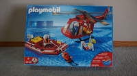 Playmobile Rescue Helicopter and Boat Play set 4428