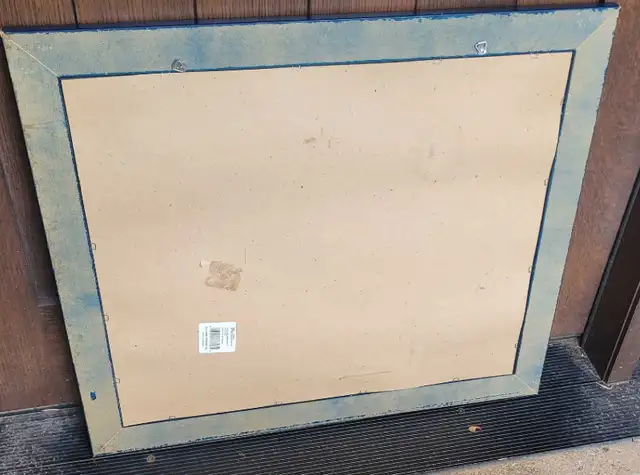 Vintage-inspired 9 Pane Wall Mirror with Blue Frame in Home Décor & Accents in Oakville / Halton Region - Image 6