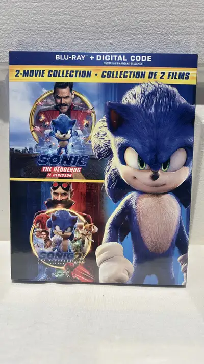 BLU RAY FILM SONIC 1,2 FRANÇAIS NEUF , View more