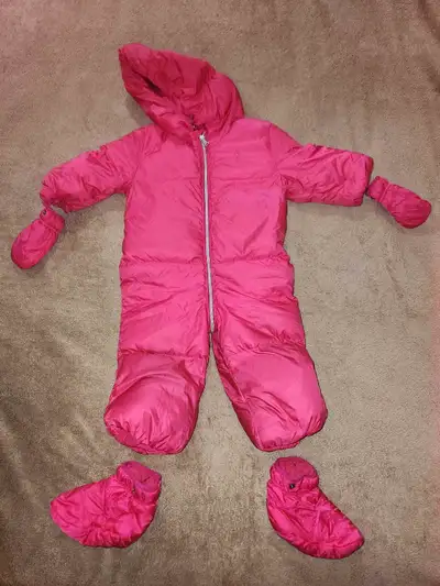 Baby girls snowsuit, 18m, View more