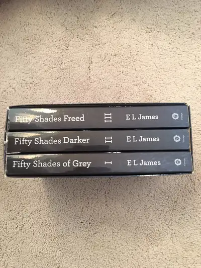 Set of 3 books fifty shades trilogy by EL James., View more