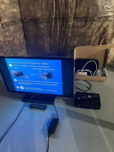Toshiba hd tv with bell tv router - work all good