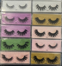 Strip lashes and earrings for sale