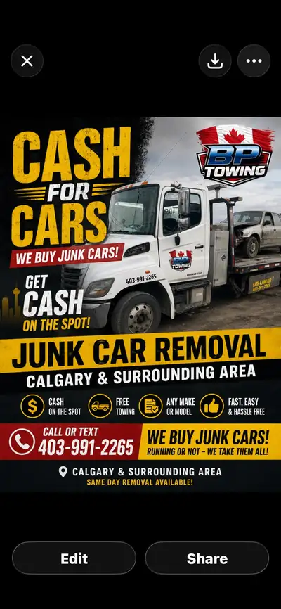 Are you looking to get rid of your old, damaged, or unwanted car? I am buying junk cars for cash. I...
