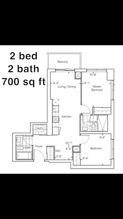 2 bedroom 2 bathroom