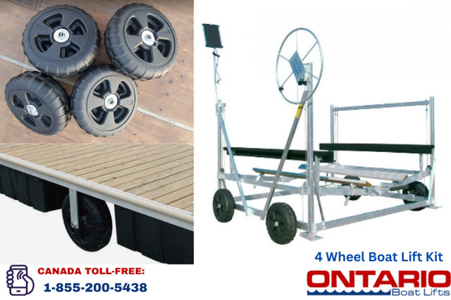 Bertrand's Wheel Kit: Make Moving Your Boat Lift a Breeze!! in Other in Burnaby/New Westminster