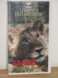 VHS NEUVE COLLECTION LES GRANDS EXPLORATEURS: SAFARI EN AFRIQUE
