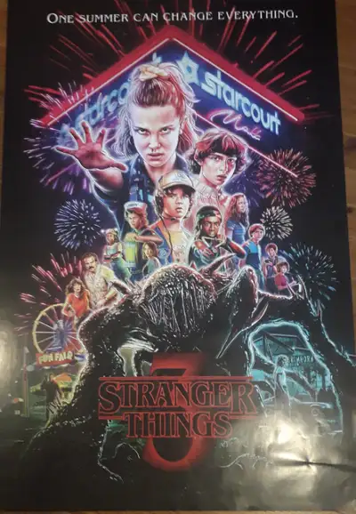 Stranger Things 3 Poster 36"x24", View more