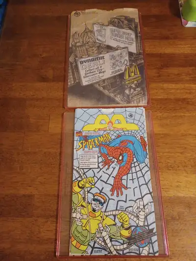 Spiderman Batman Mcdonalds Happy Meal Bags 90s, View more
