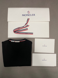 Moncler V-Neck T-Shirt Slim Fit 