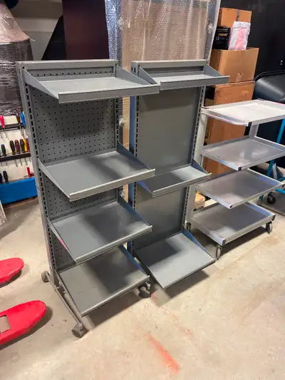 Display shelves for sale., View more
