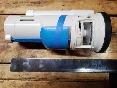 Toilet dual flush valve for 2.5" drain - 21cm tall, View more