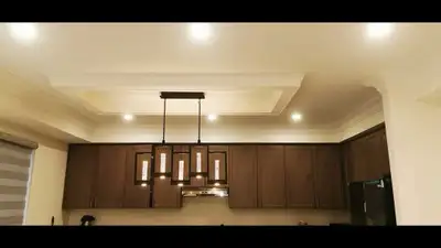 Popcorn ceiling removal potlight, View more