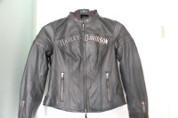 Womens Harley Davidson Leather Motorcycle Jacket