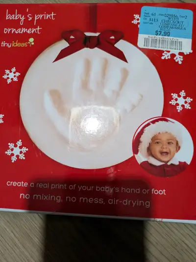 Baby's Print Ornament, View more