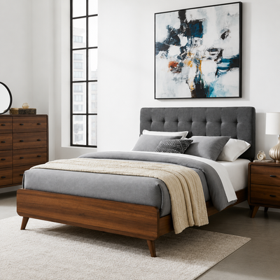 Brand New - Wally Queen Bed Frame - $799-Tax Included, View more