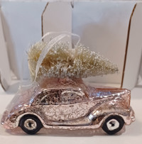 Christmas Ornament - Classic Car With Tree