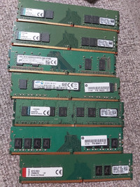 DDR4 desktop memory sticks
