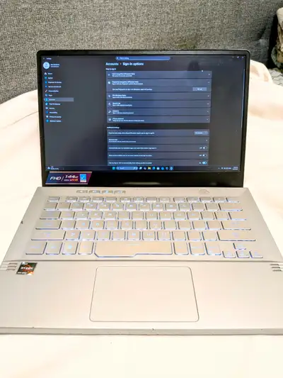 Selling my ROG Zephyrus G14 – very well kept and runs perfectly. Battery health is excellent and per...