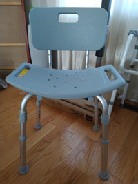 Drive Medical Bathroom Safety Shower Tub Bench Chair with Back,
