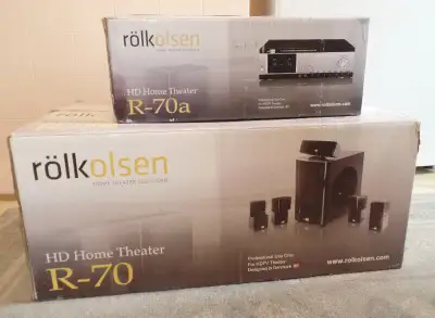 Vintage: HD Home Theater R-70 (rolkolsen), set 2 boxes, New, View more