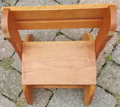Folded wood stool, View more