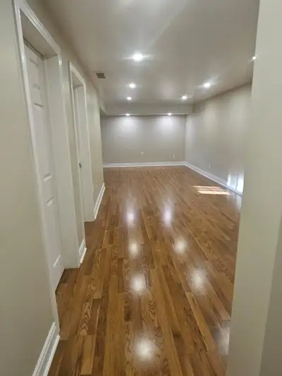 Basement for rent with 1 bedroom,big din 1 bathroom . Included