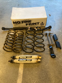 Coil springs, BDS shocks and Track Bar