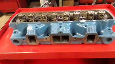 Oldsmobile 403 cylinder heads valves and seats machined new valve seals ready to use $400 pr also ha...