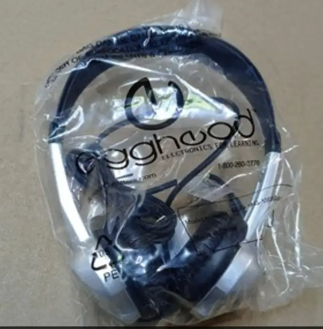 Egghead Stereo School Headphones w Heavy Duty Cord in General Electronics in Markham / York Region - Image 5
