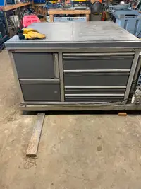 Roll out truck bed tool box