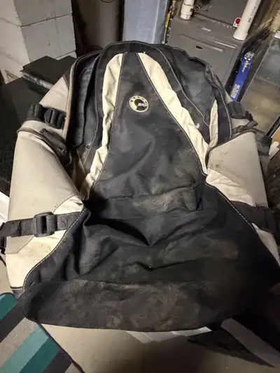 Bag is in good use condition, unfortunately does not fit on my ski doo. A little dusty and dirty fro...